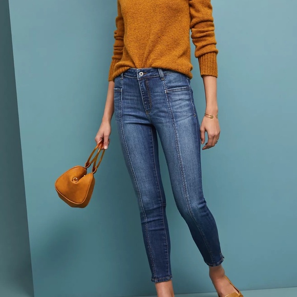 Pilcro by Anthropologie High Rise Denim Leggings - Picture 2 of 9